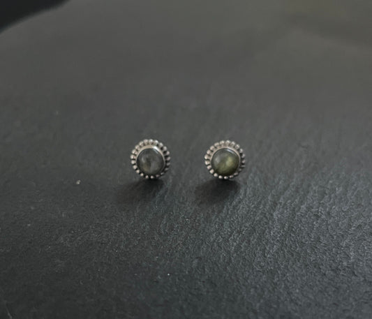 Labradorite Stud Earrings image 0