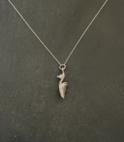 Marcasite Shoe Pendant image 1