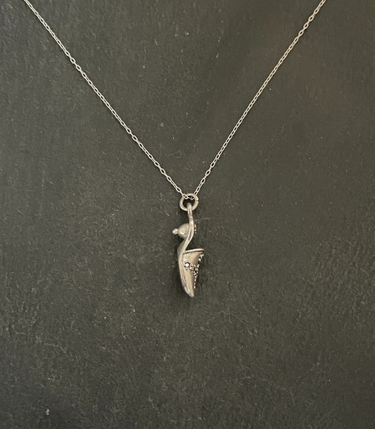 Marcasite Shoe Pendant image 1