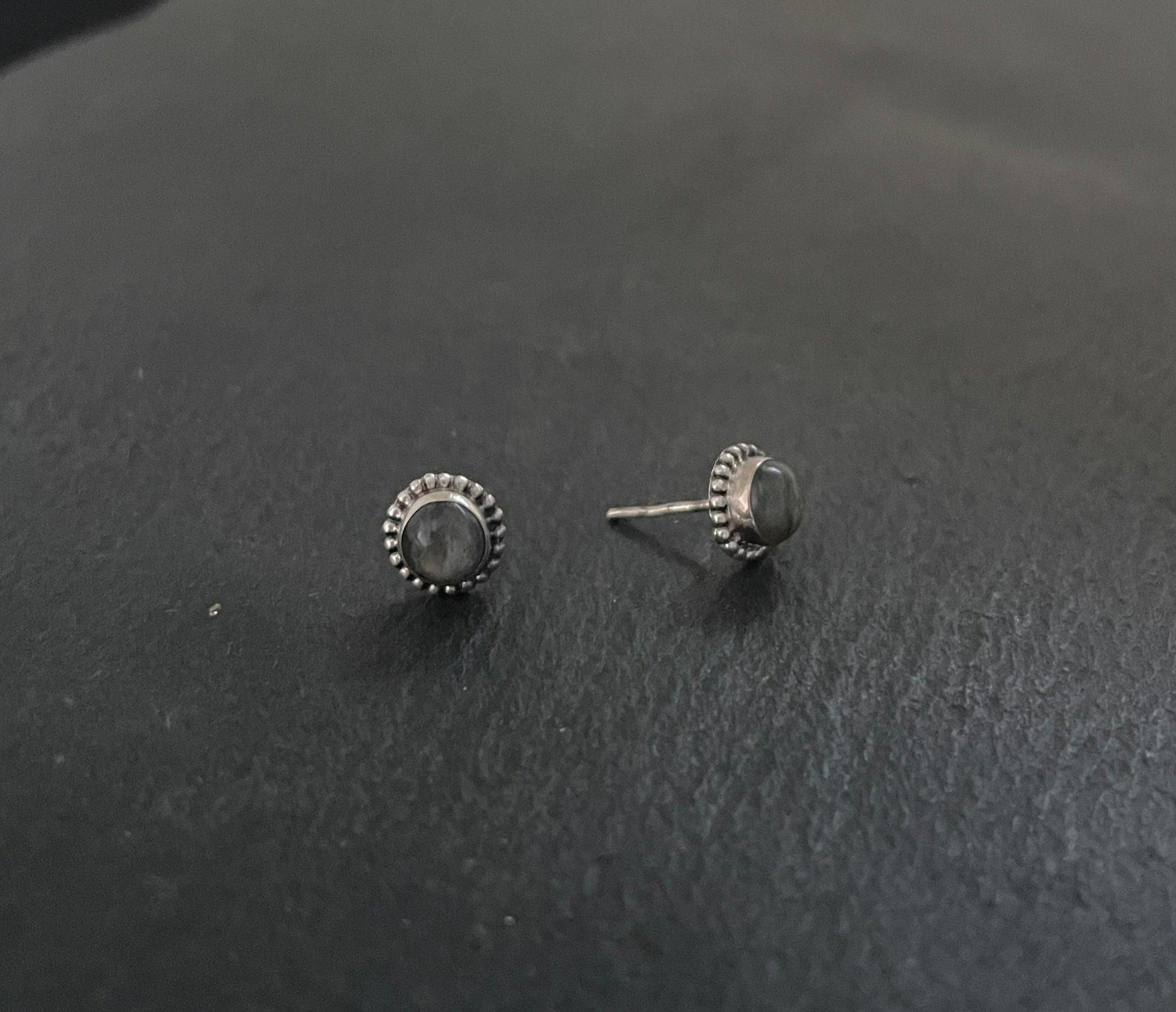 Labradorite Stud Earrings image 1