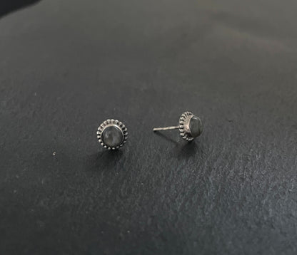 Labradorite Stud Earrings image 1