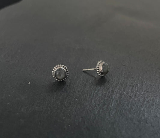 Labradorite Stud Earrings image 1