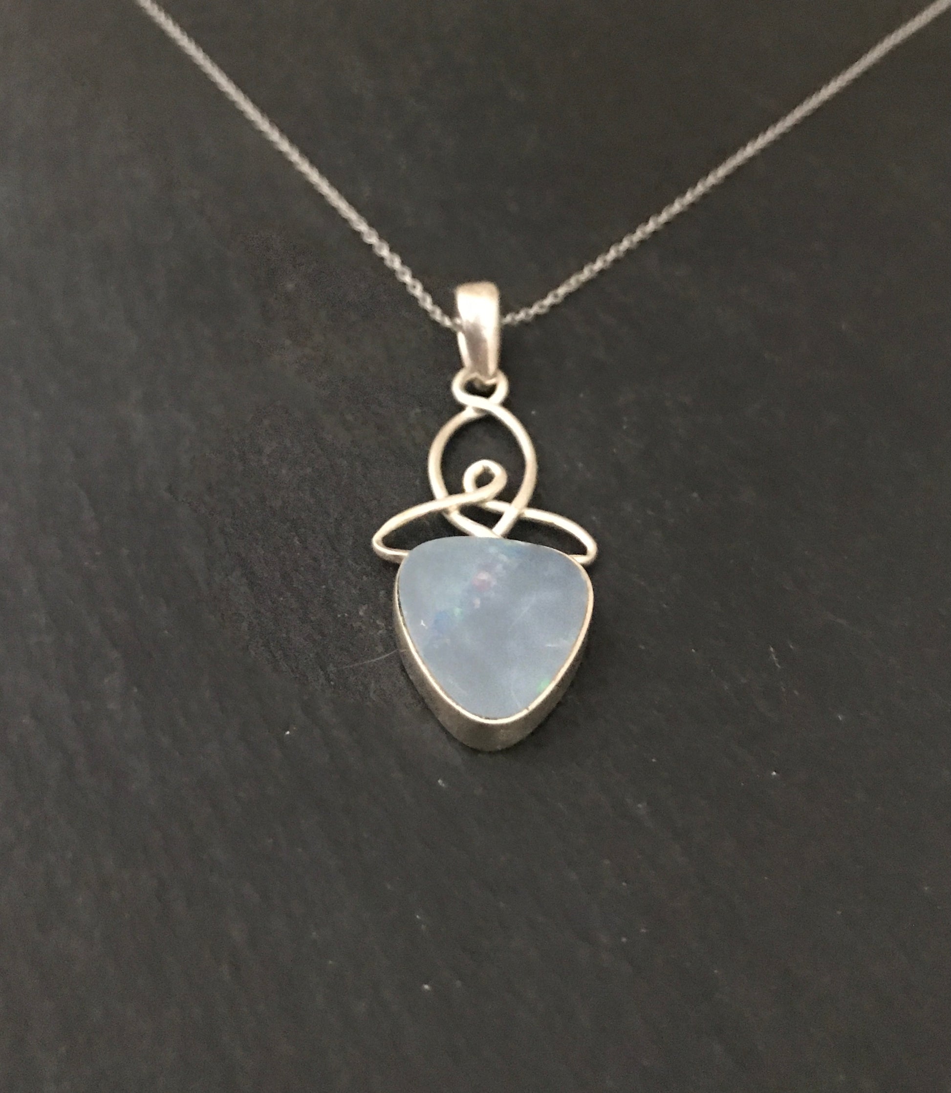 Fire Opal Pendant image 1