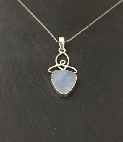 Fire Opal Pendant image 1