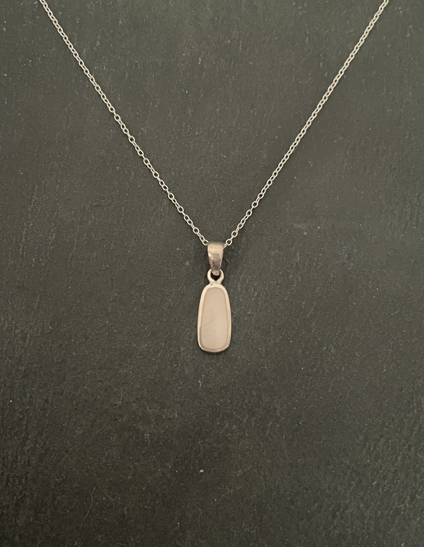 Mother of Pearl Rectangle Pendant image 0
