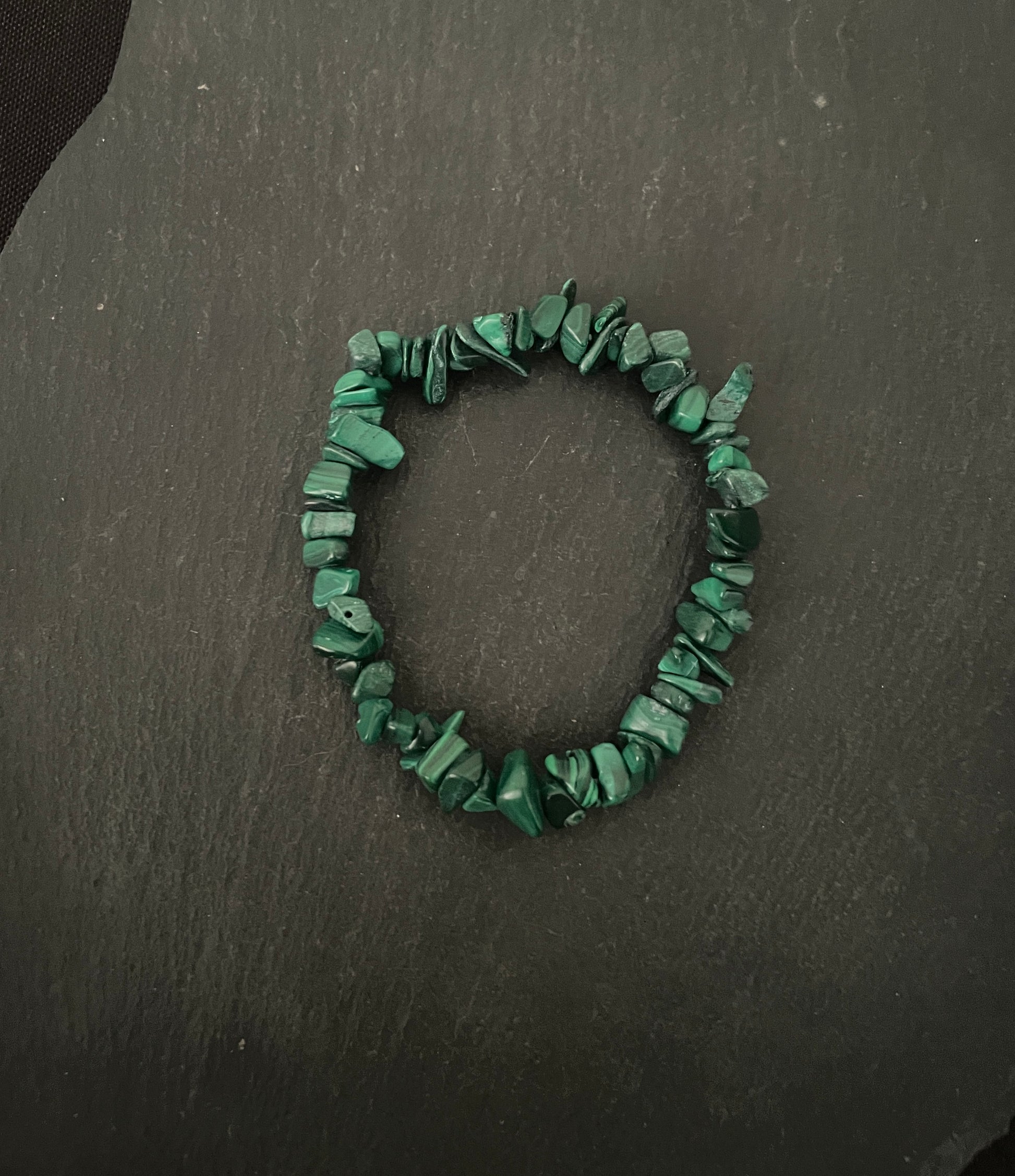 Malachite Chip Bracelet image 1