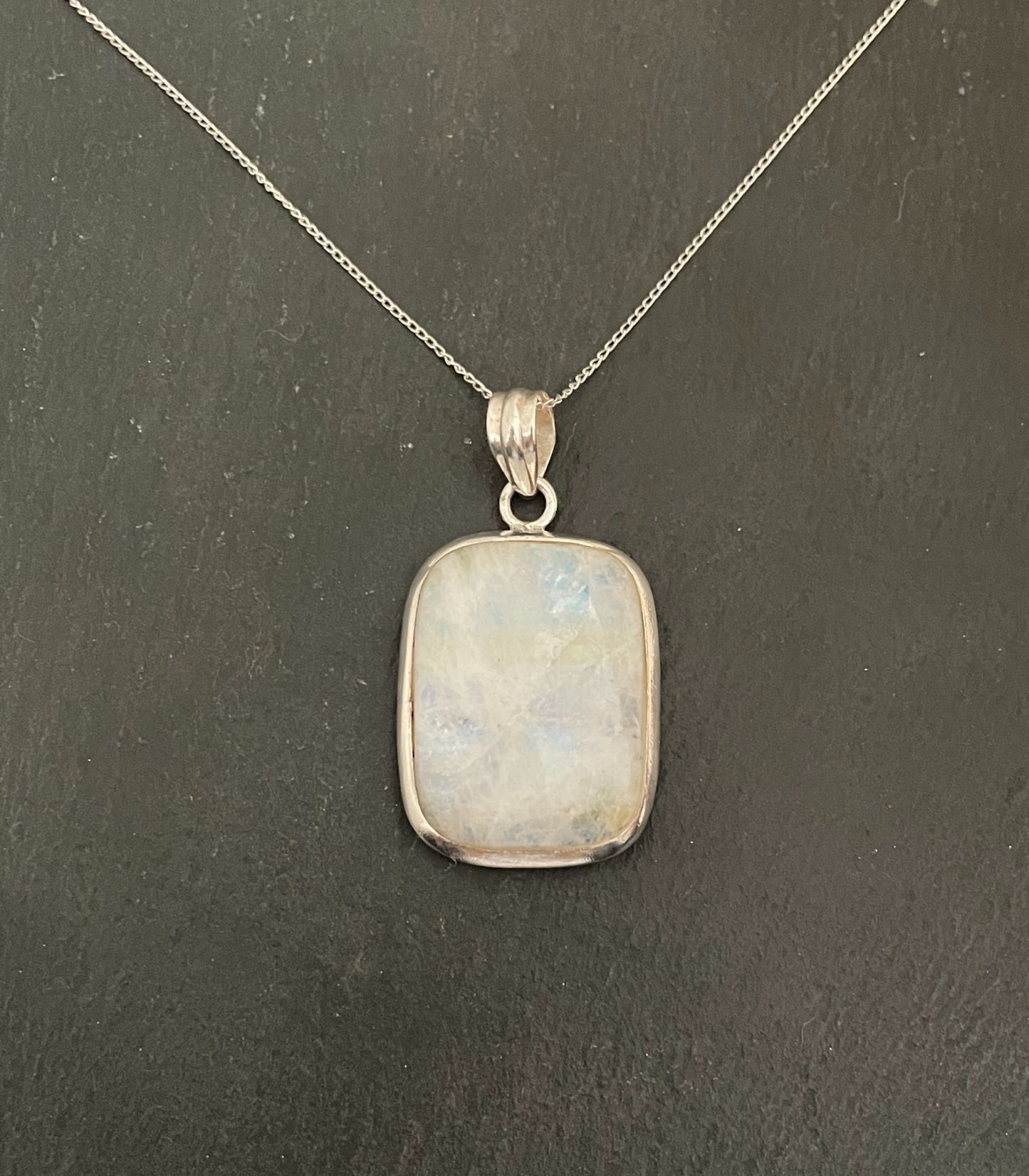Moonstone Rectangle Pendant image 0
