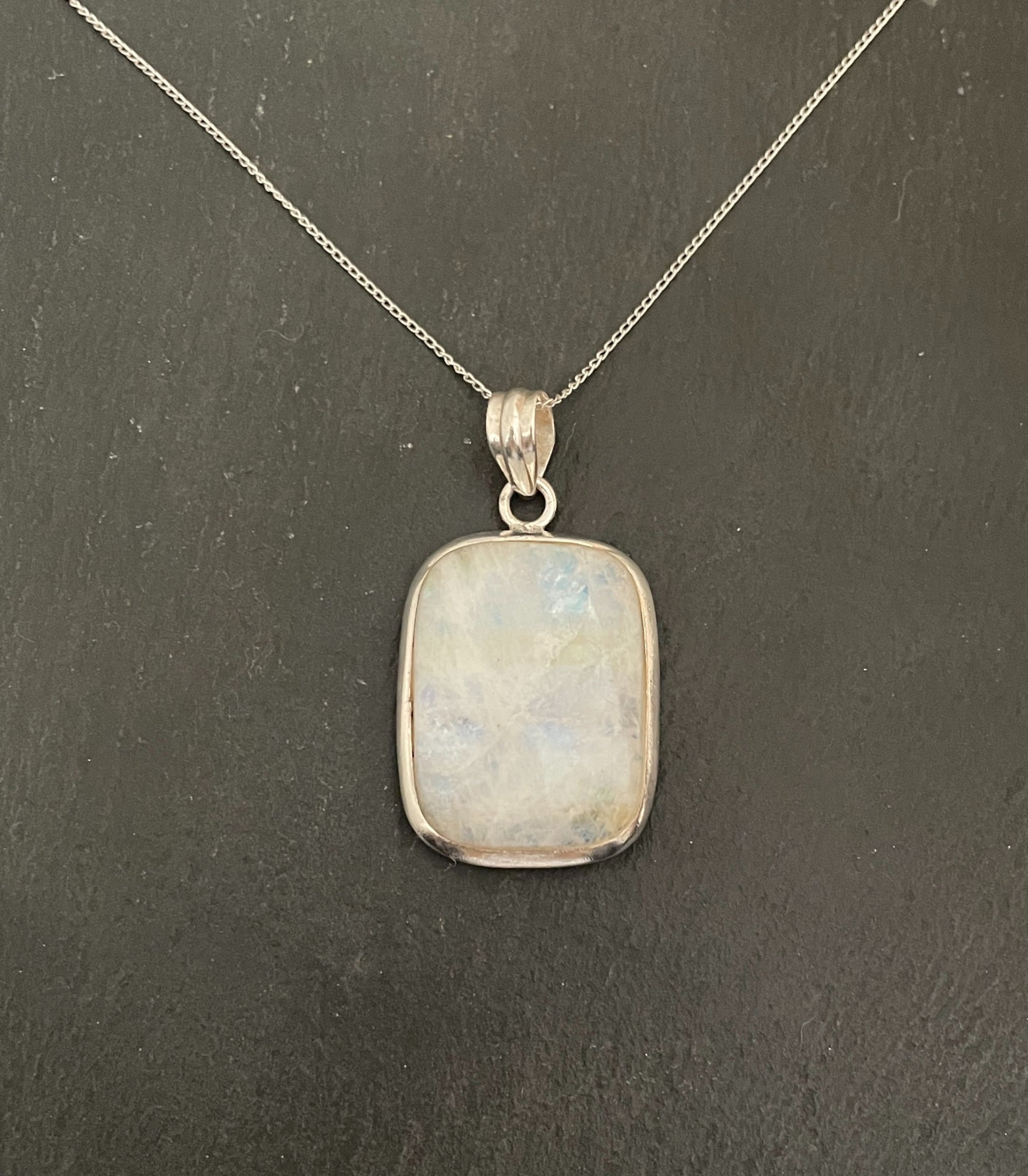 Moonstone Rectangle Pendant image 0