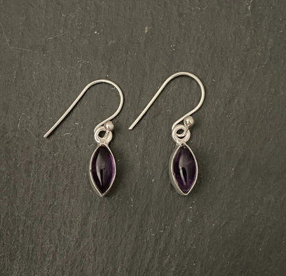 Amethyst Drop Earrings image 0