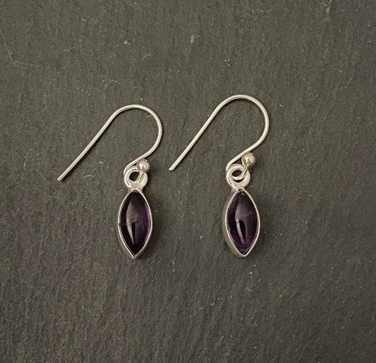 Amethyst Drop Earrings image 0