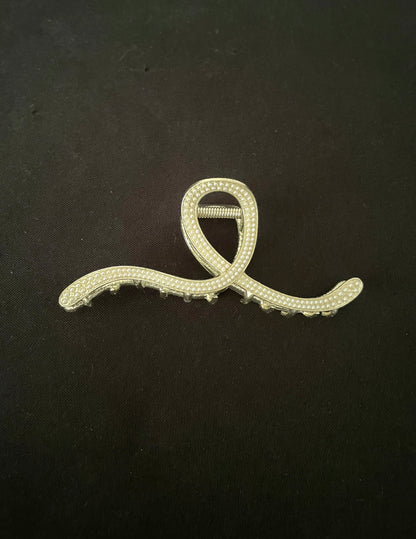 Pearl Bead Claw Hair Clip image 0