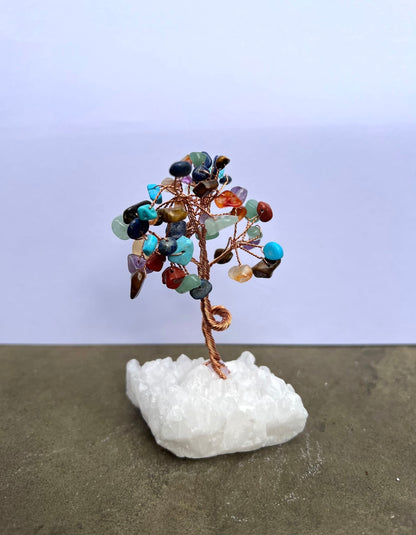 Gemstone Tree on Quartz Base image 1