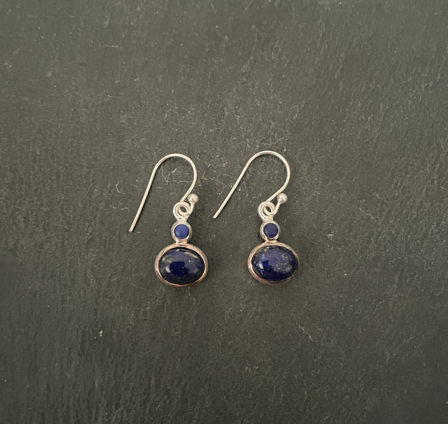 Lapis Lazuli and Silver Earrings image 0