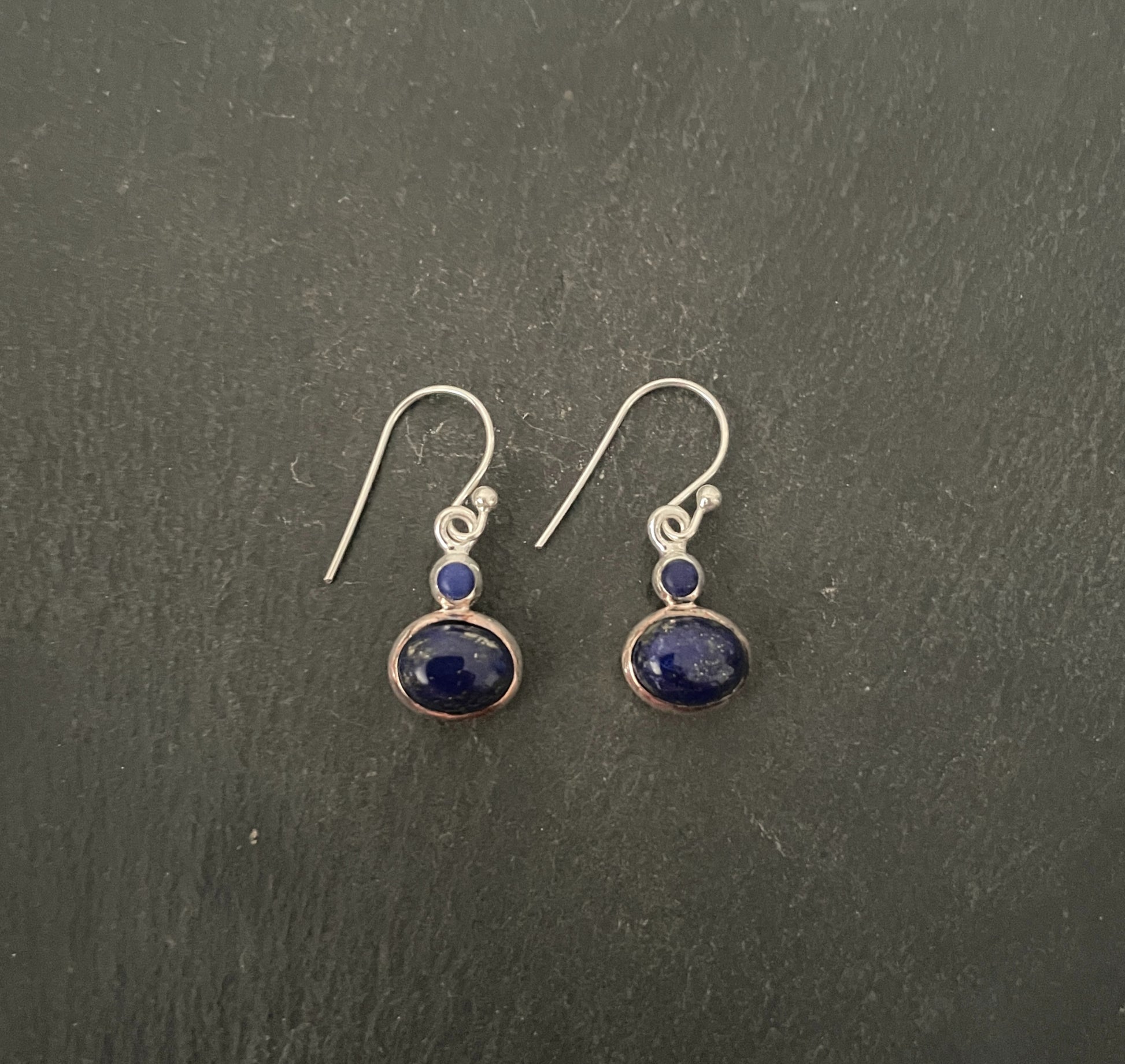 Lapis Lazuli and Silver Earrings image 0