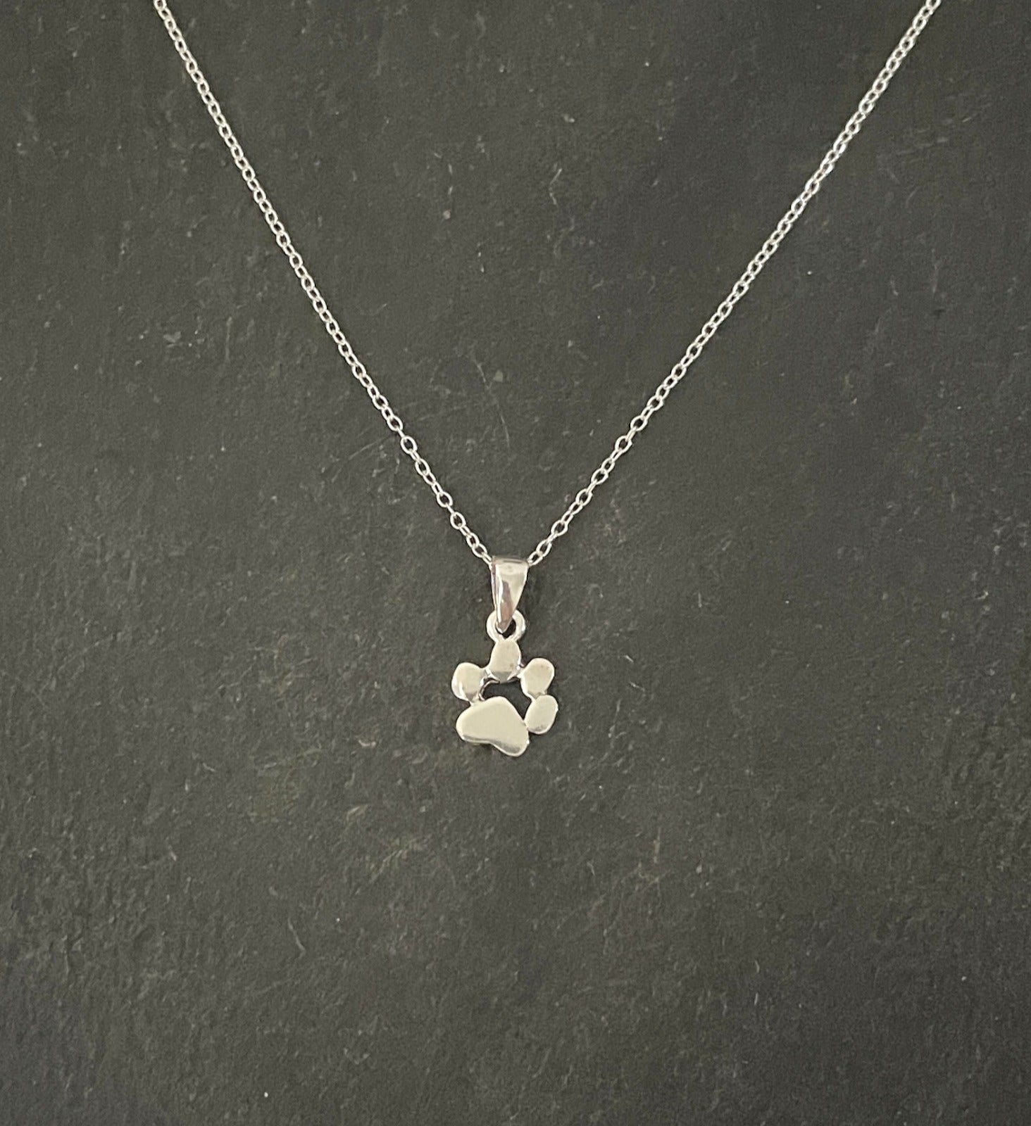 Silver Paw Pendant image 0
