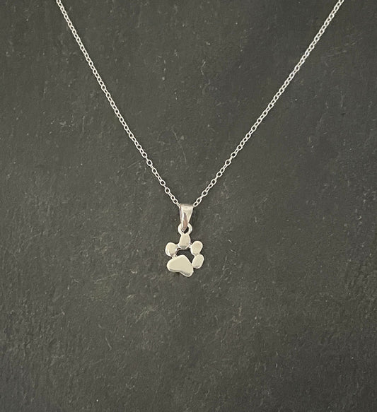 Silver Paw Pendant image 0