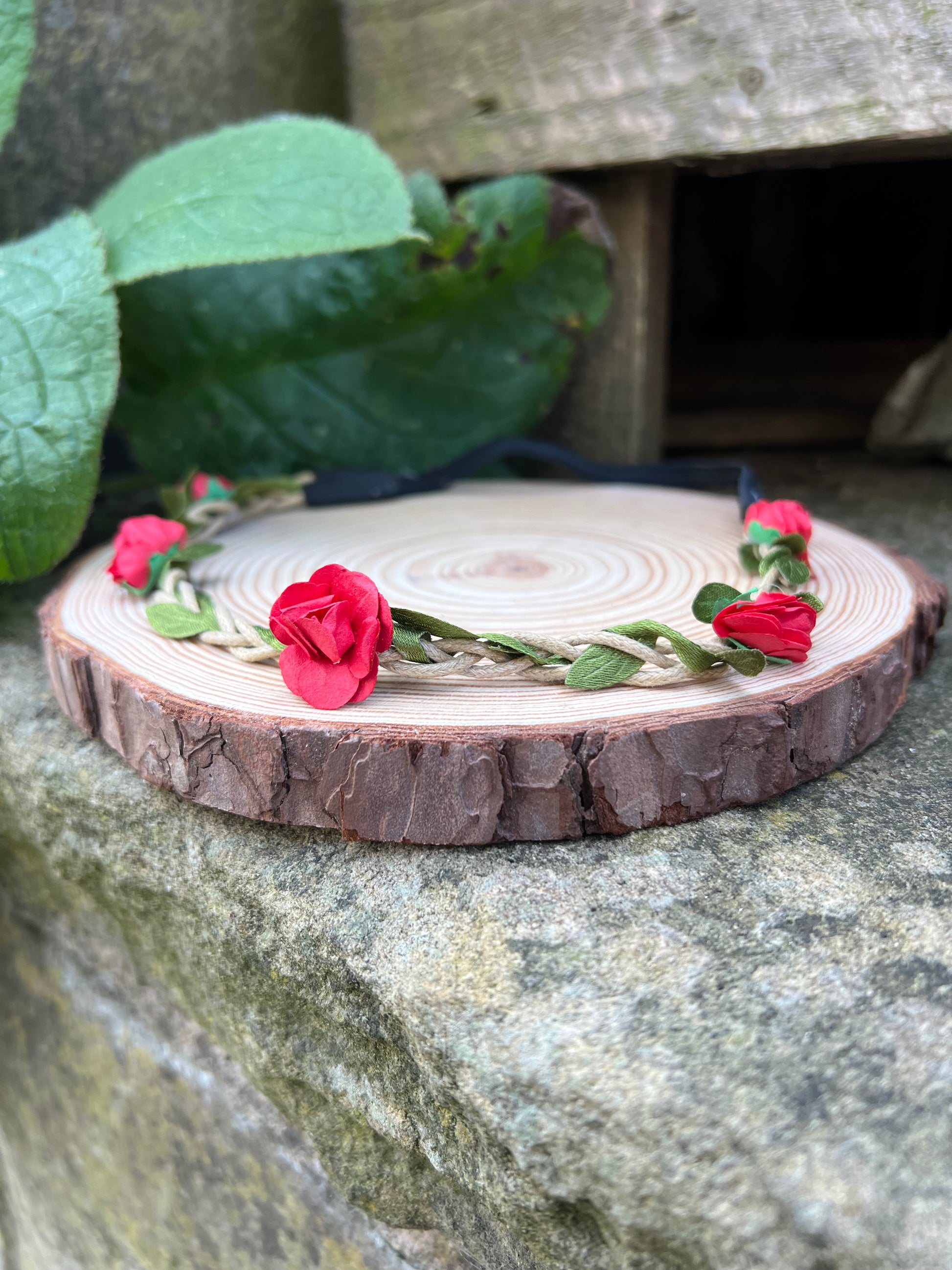 Red Flower Headband image 0