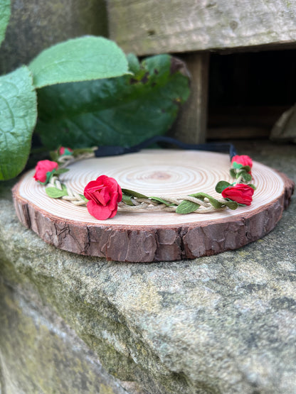 Red Flower Headband image 0