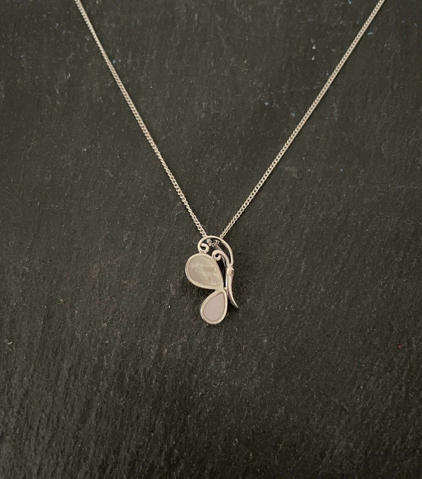 Mother of Pearl Butterfly Pendant image 0