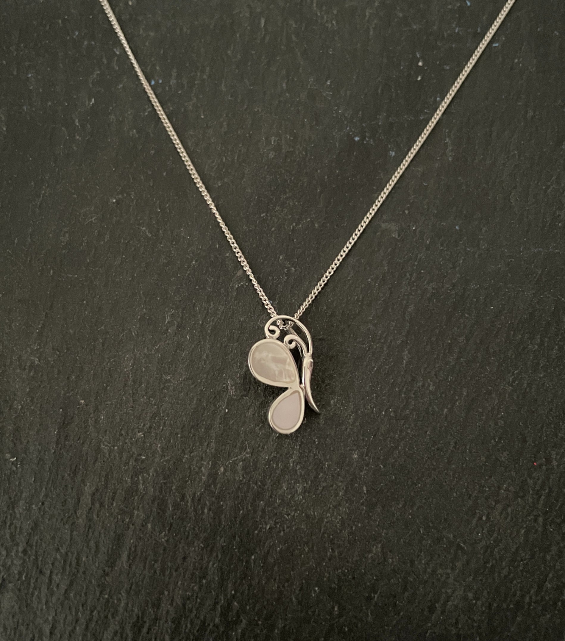 Mother of Pearl Butterfly Pendant image 0