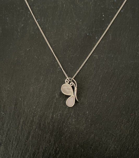 Mother of Pearl Butterfly Pendant image 0