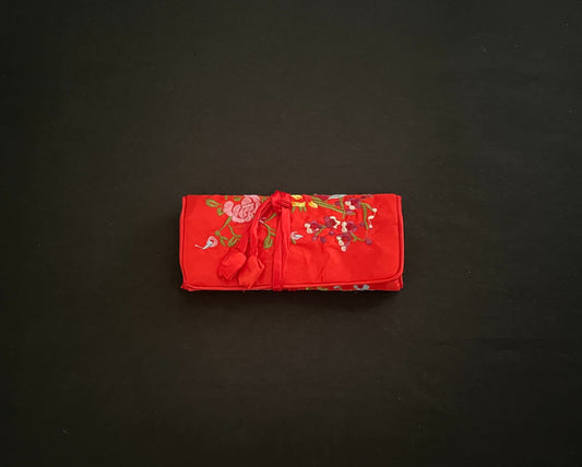 Red Flower Jewellery Wrap image 1