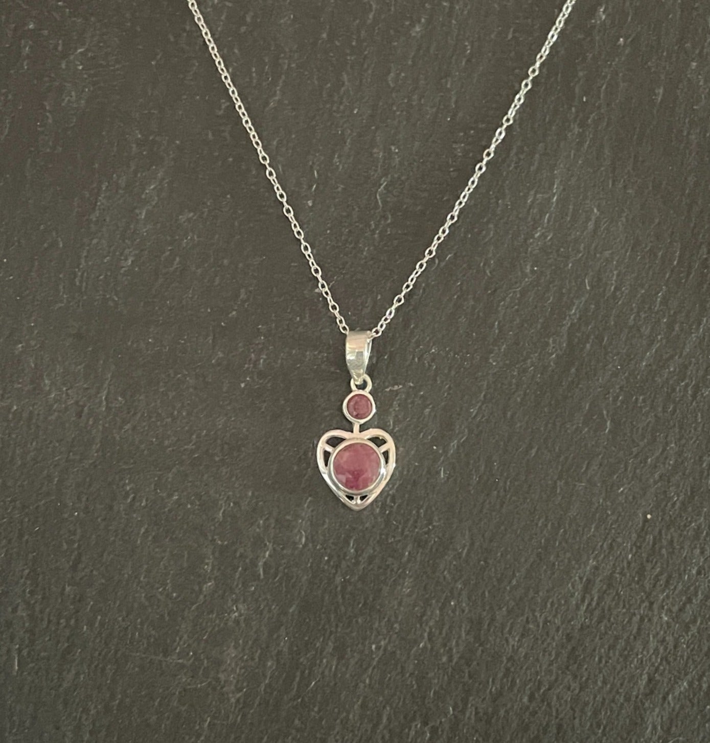 Ruby Heart Pendant image 0