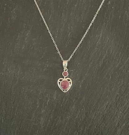 Ruby Heart Pendant image 0
