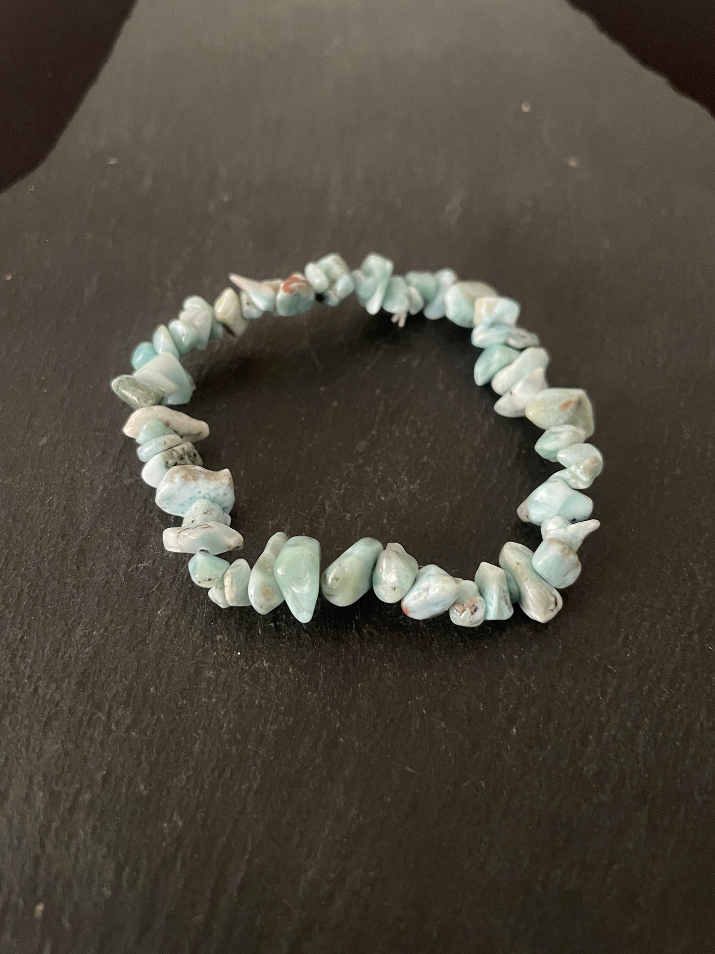 Larimar Chip Bracelet image 0