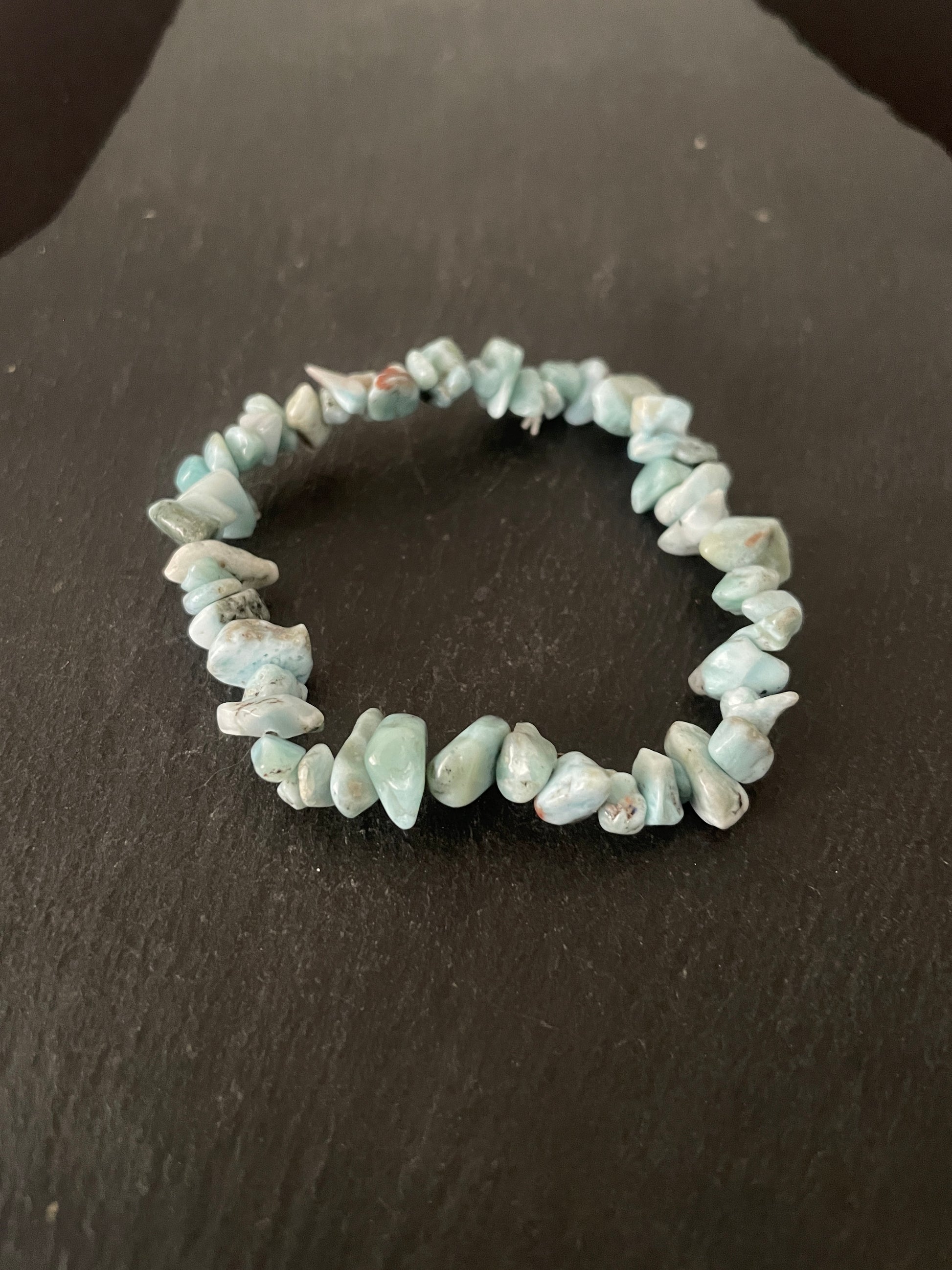 Larimar Chip Bracelet image 0