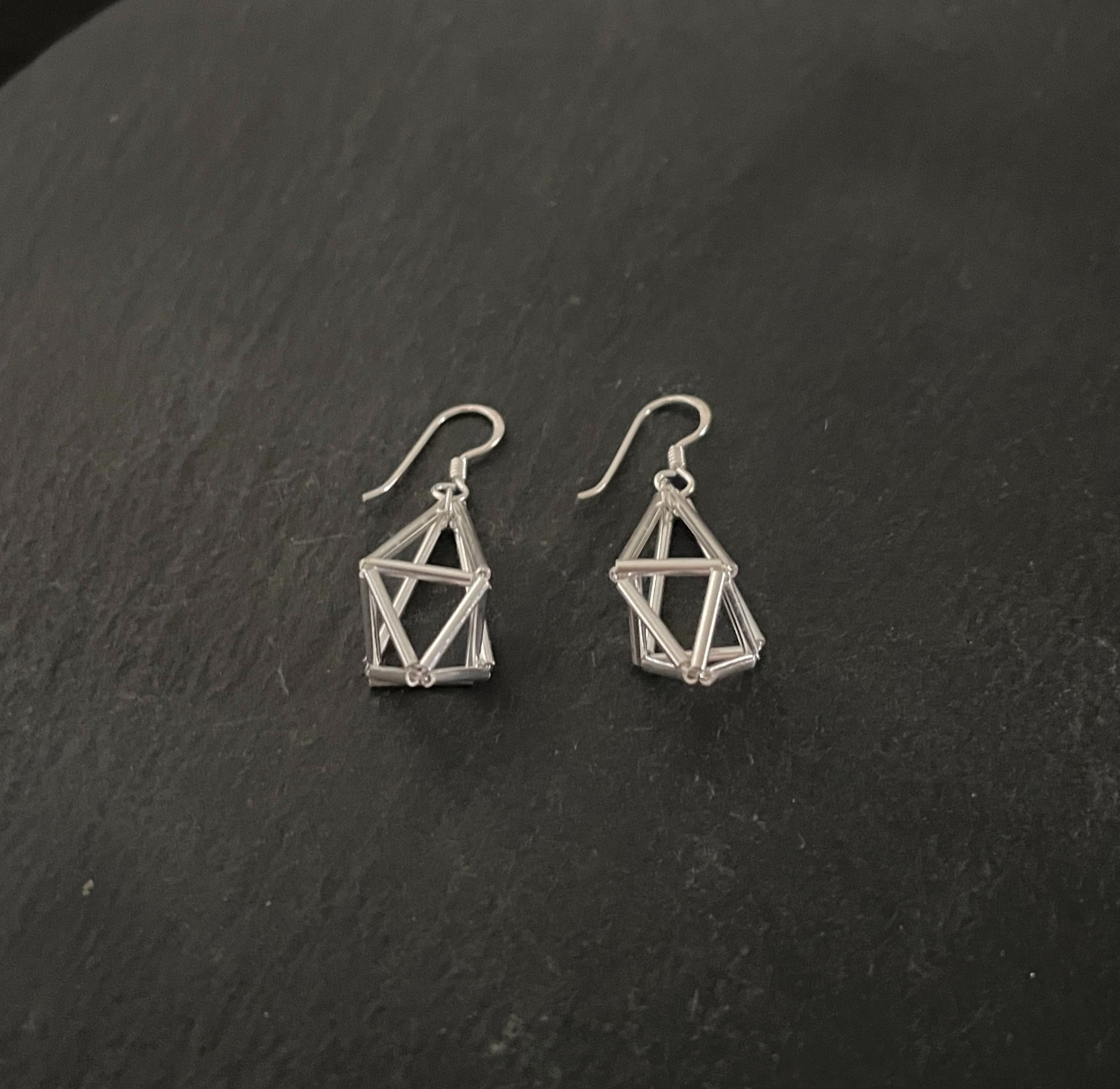 Silver Kite Earrings image 1