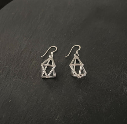 Silver Kite Earrings image 1