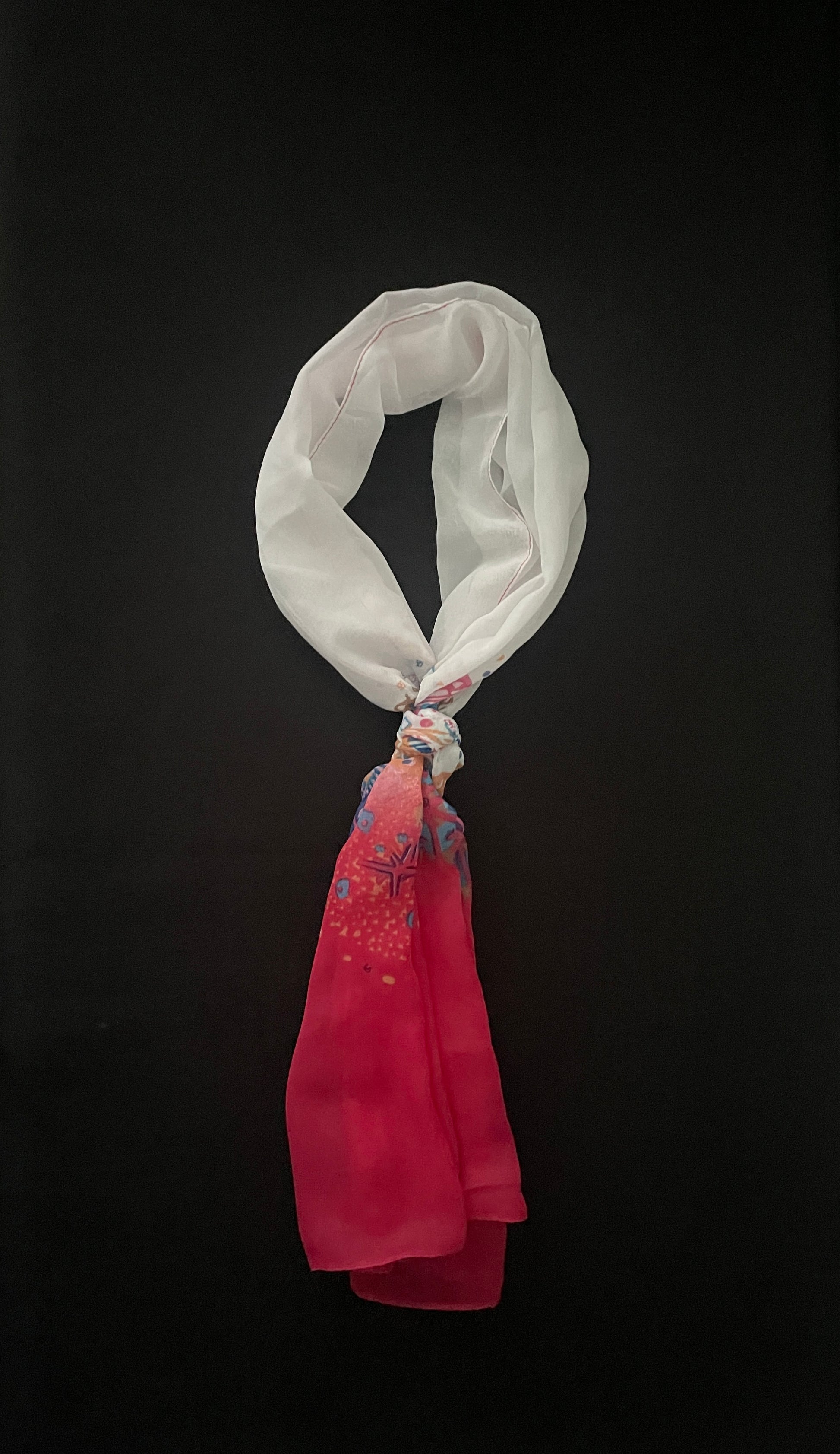 Red and White Scarf image 1