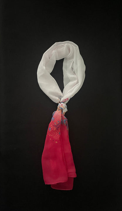 Red and White Scarf image 1