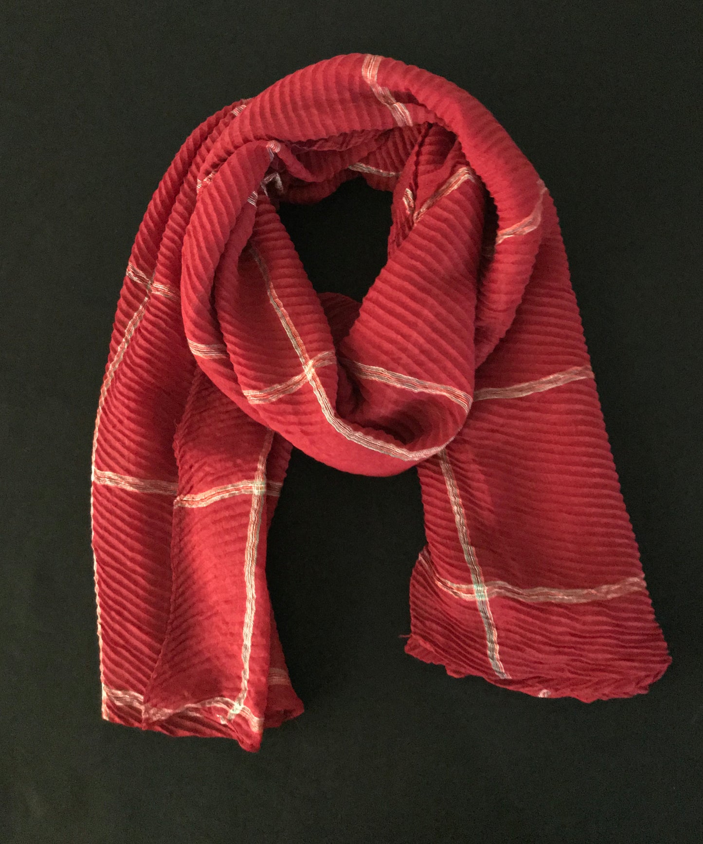 Large Check Scarf image 3