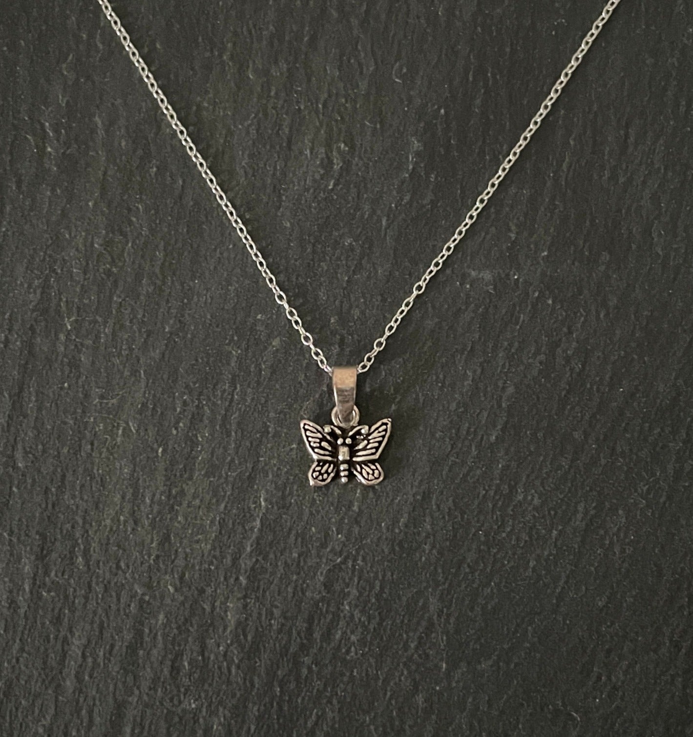 Silver Butterfly Pendant image 0