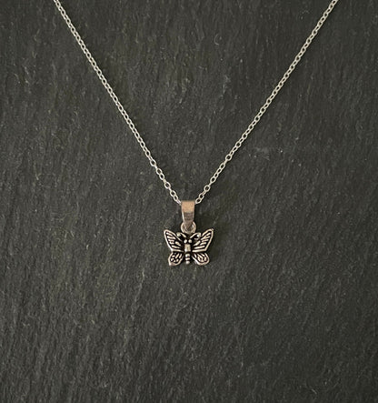 Silver Butterfly Pendant image 0