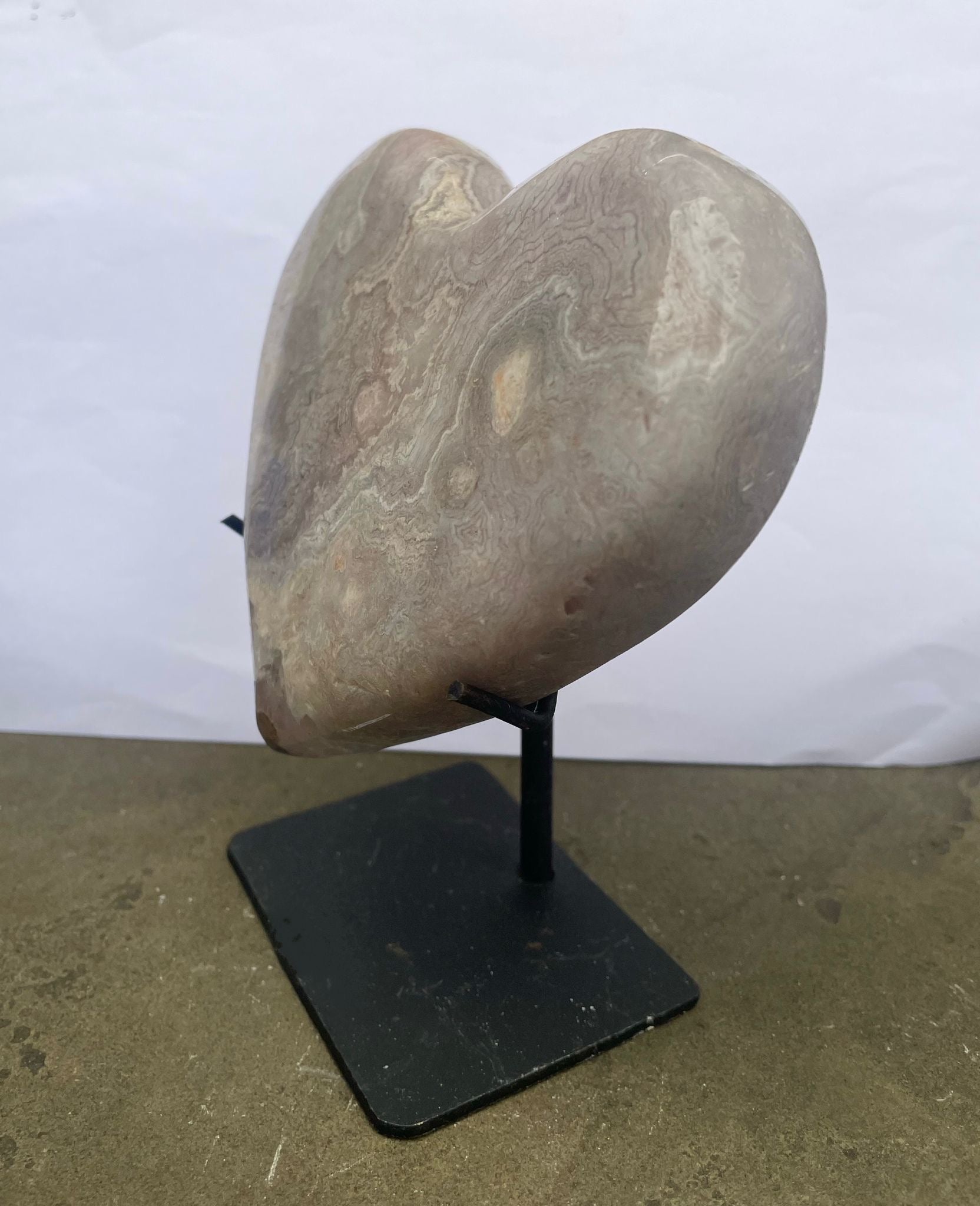 Pink Amethyst Heart image 1