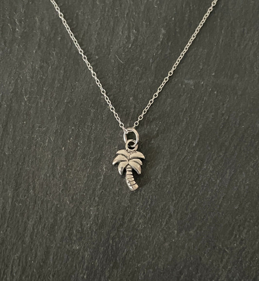 Silver Palm Tree Pendant image 0