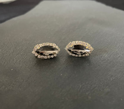 Coloured Bling Clip On Earrings image 0