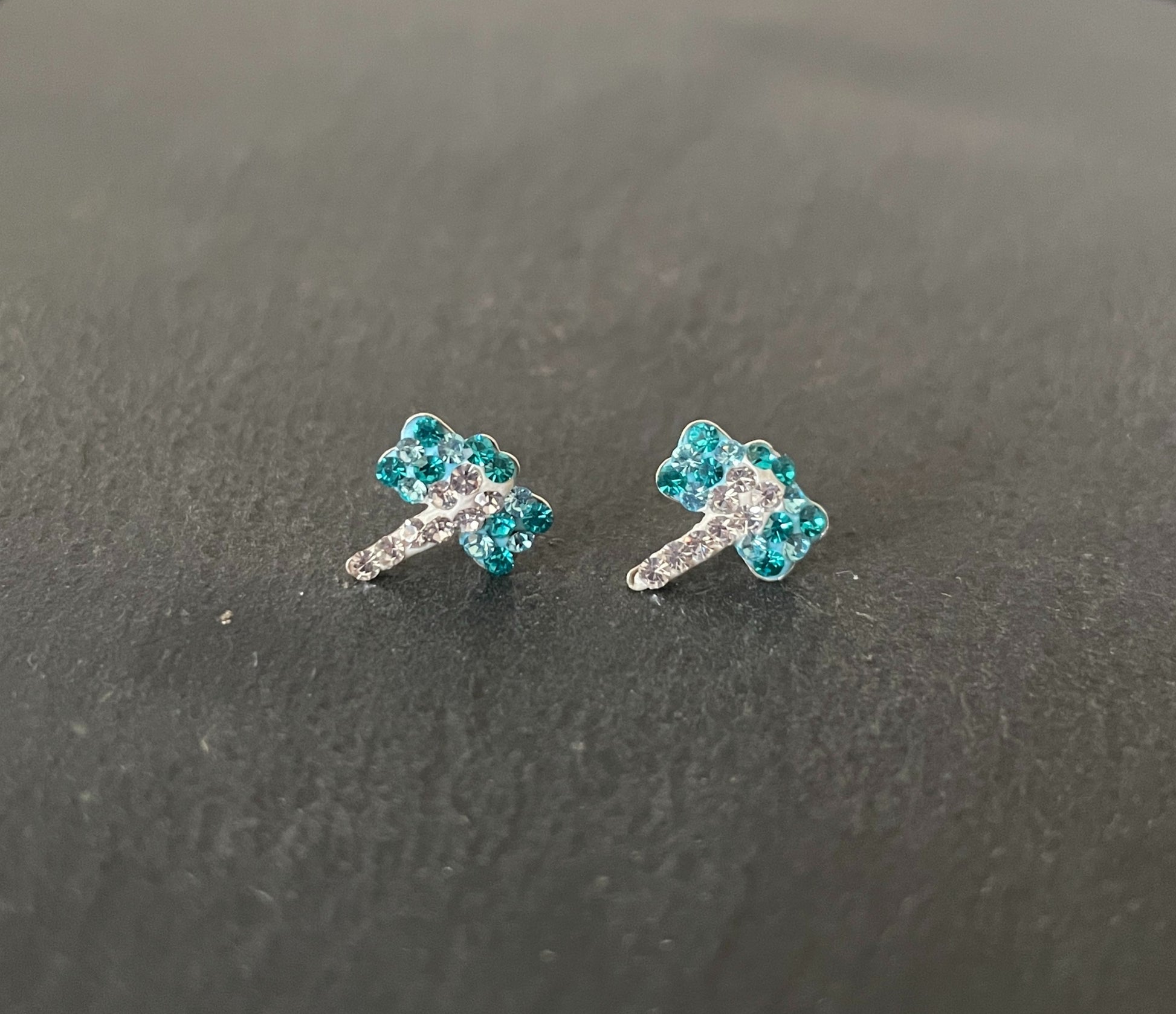 Cubic Zirconia Dragonfly Stud Earrings image 0