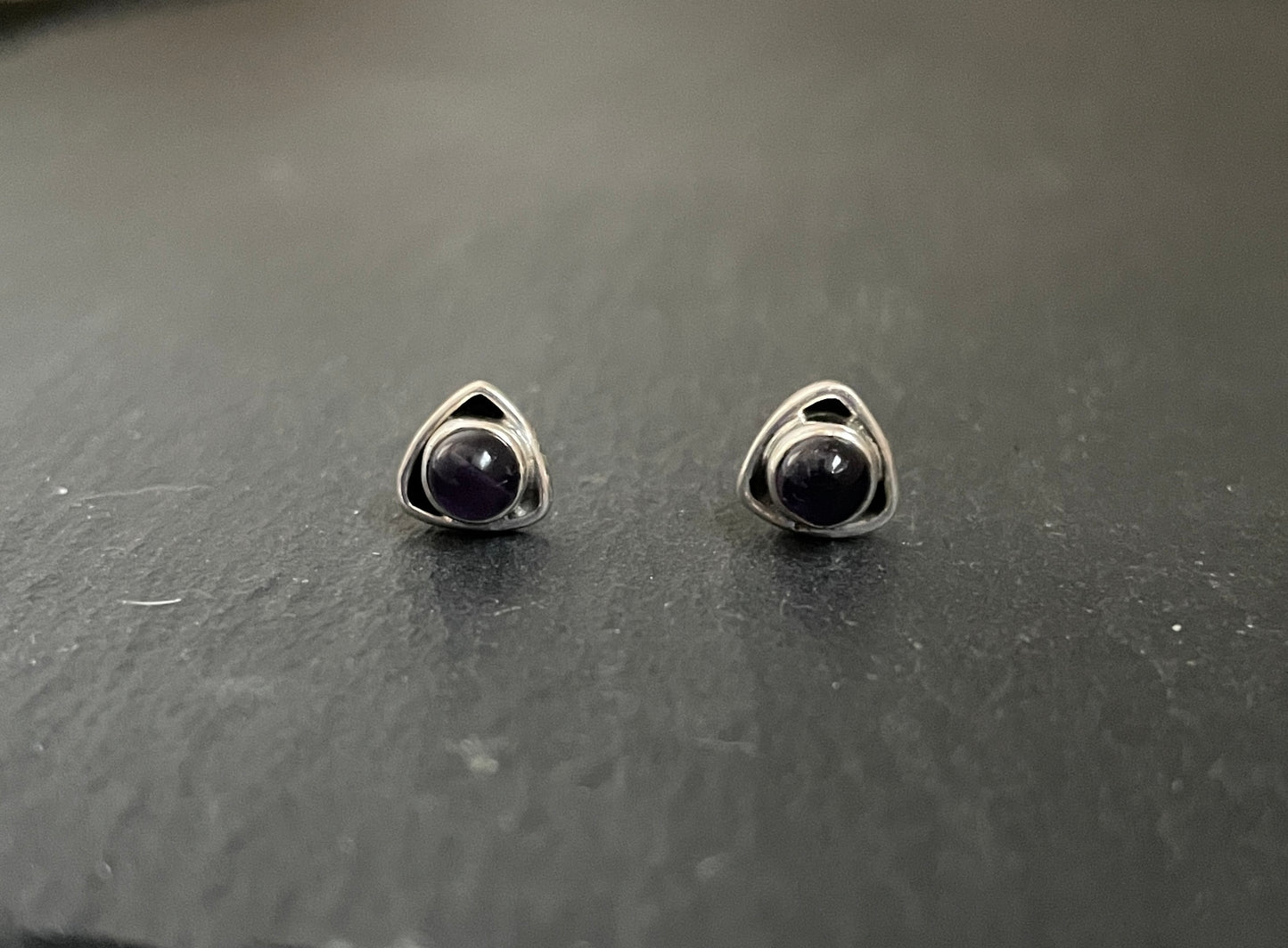 Amethyst Stud Earrings image 0
