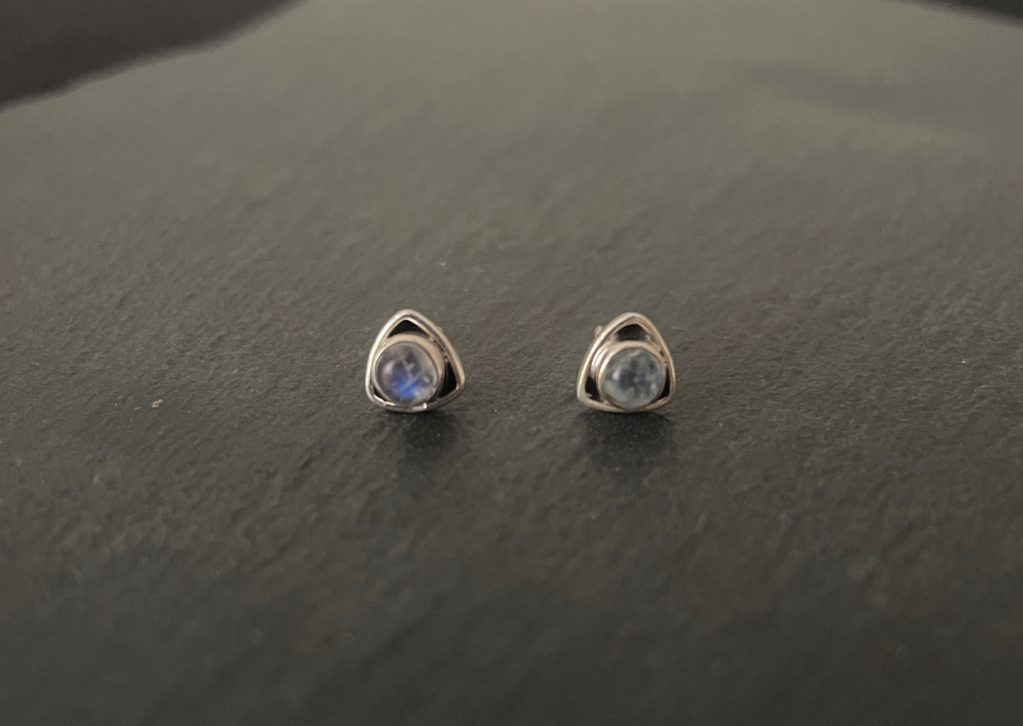 Moonstone Stud Earrings image 0