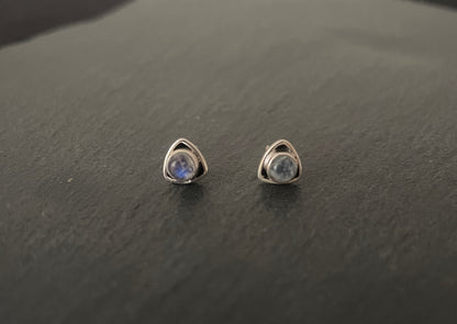 Moonstone Stud Earrings image 0