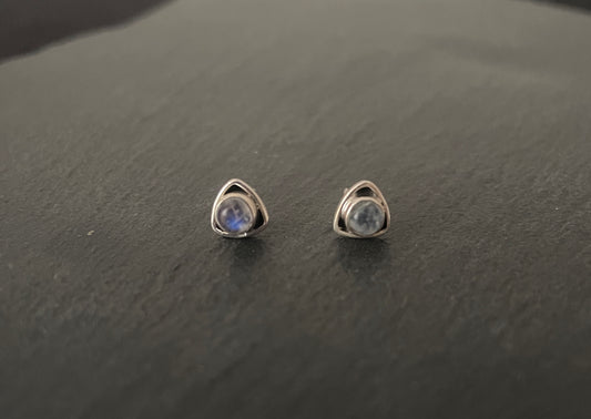 Moonstone Stud Earrings image 0