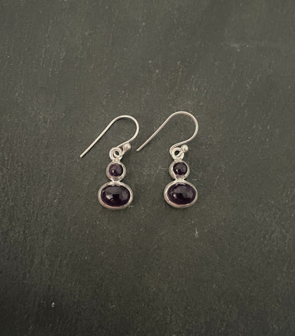 Amethyst Drop Earrings image 0