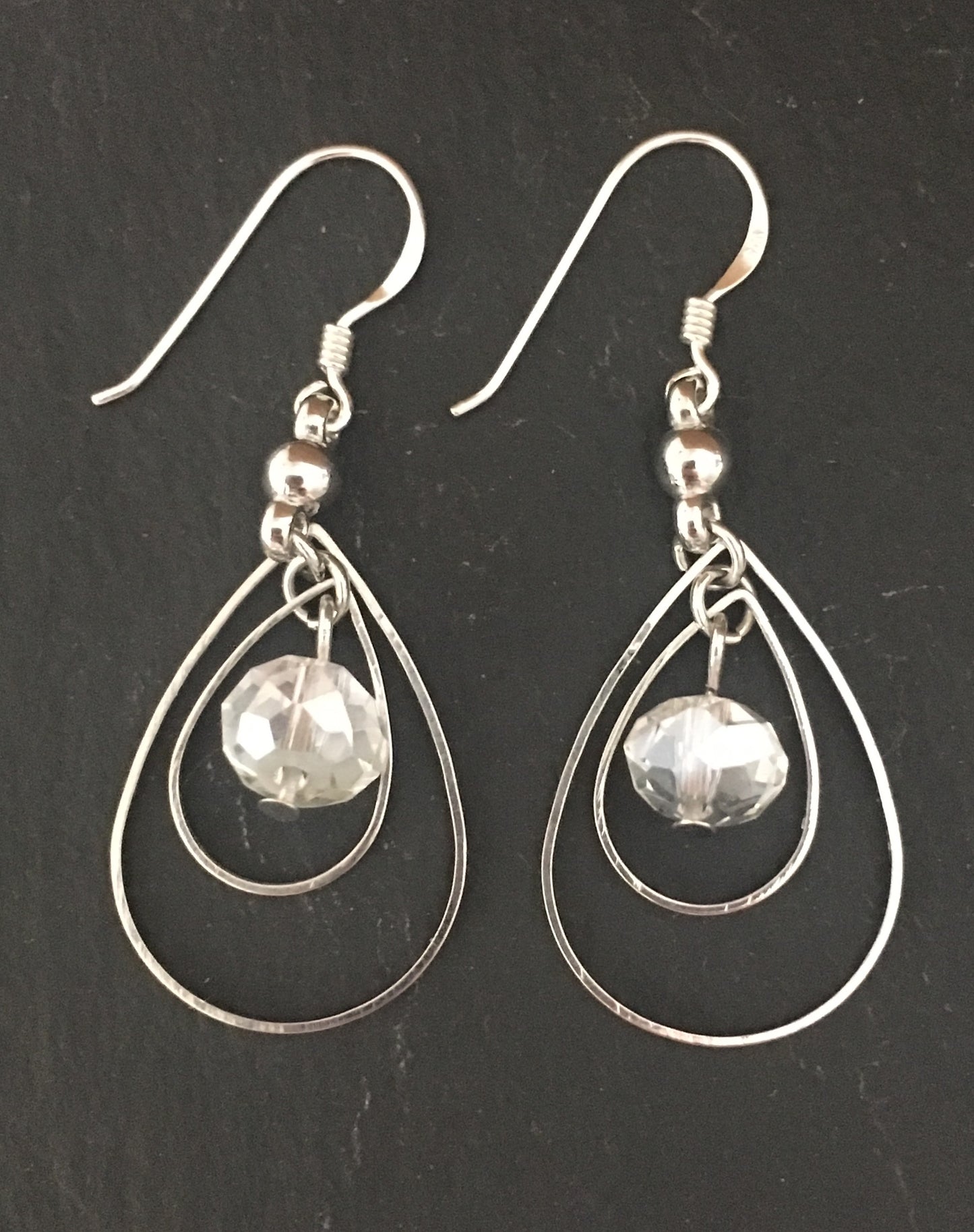 Clear Bead Earrings image 0