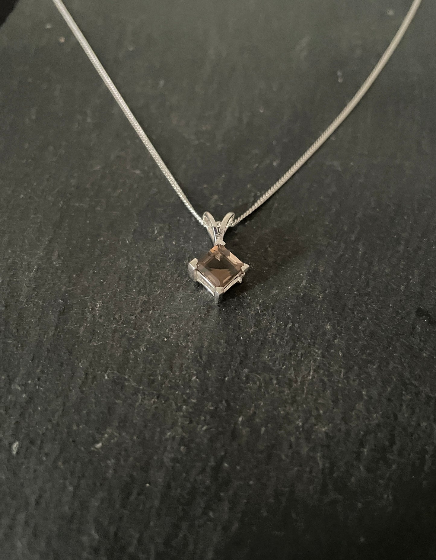 Smokey Quartz and Silver Pendant image 1