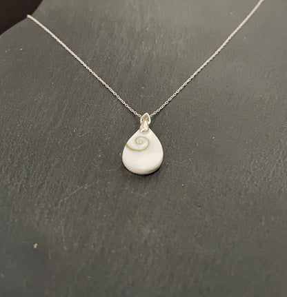Shiva Shell Teardrop Pendant image 1