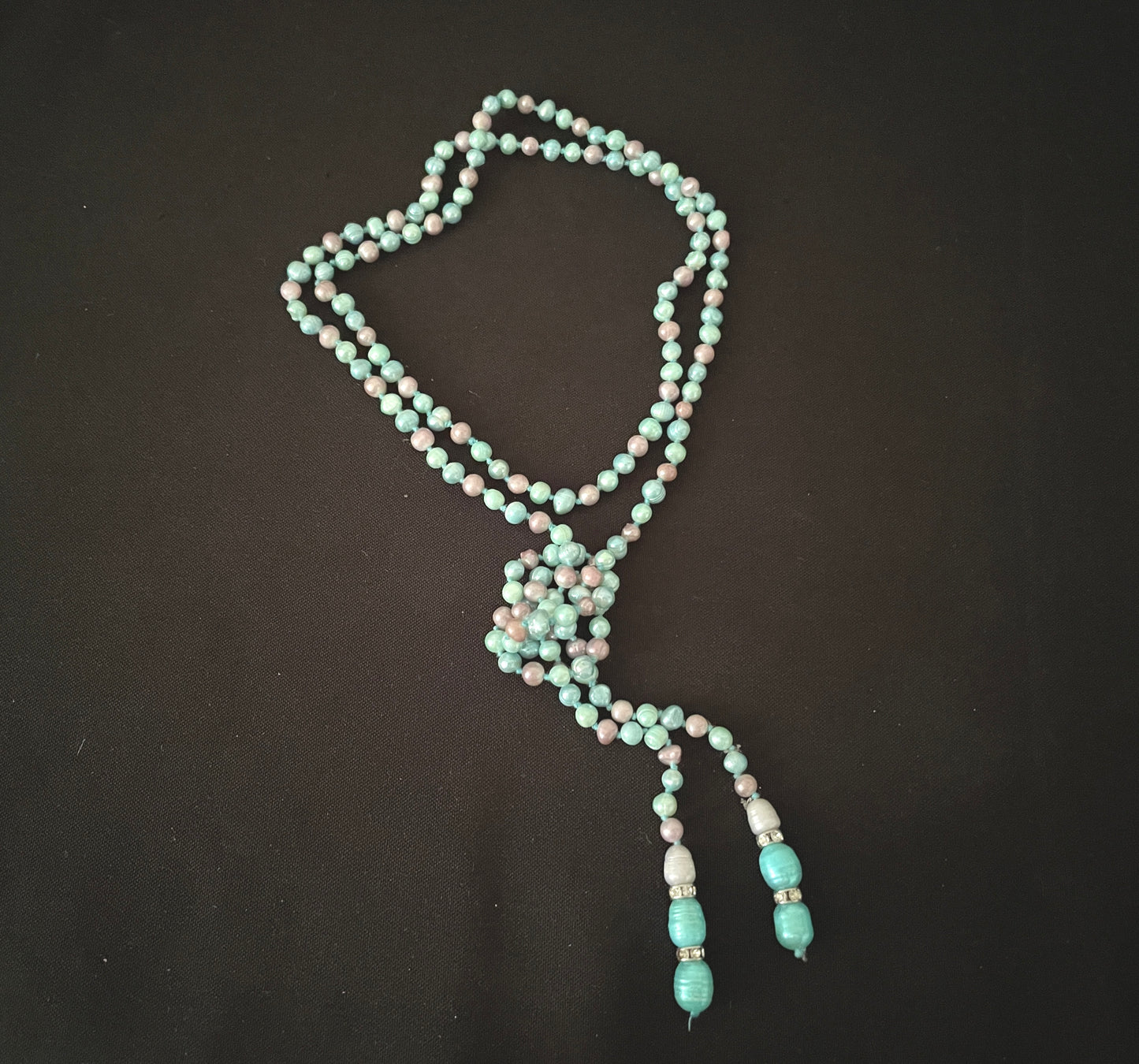 Pearl Bead Lariat Necklace image 4